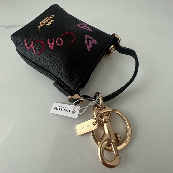 COACH 👛 MINI  BAG CHARM - Picture 8 of 13